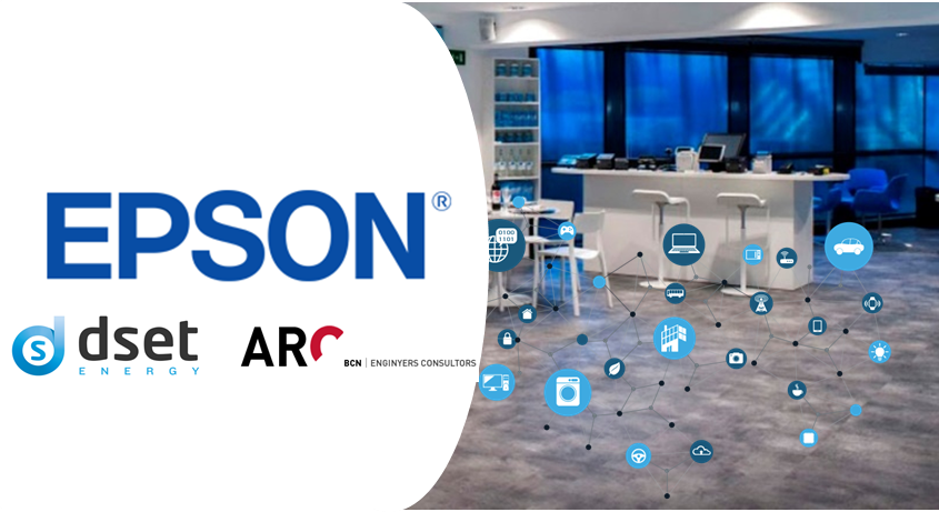 DSET Energy implementa un sistema de gestión energética y confort para las oficinas de Epson en Sant Cugat del Vallès conjuntamente con ARC BCN